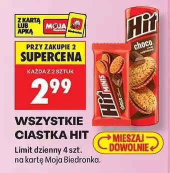 Biedronka WSZYSTKIE CIASTKA HIT oferta