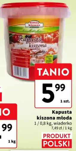 Intermarche Kapusta kiszona młoda oferta