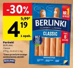 Intermarche Parówki BERLINKI Classic oferta