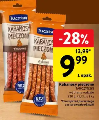 Intermarche Kabanosy pieczone TARCZYŃSKI oferta