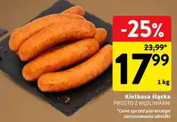 Intermarche Kiełbasa Śląska PROSTO Z WĘDLINIARNI oferta