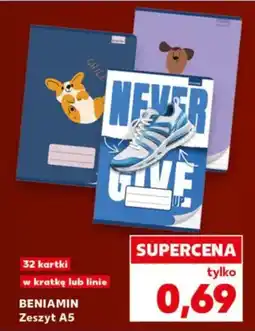 Kaufland Beniamin Zeszyt A5 oferta