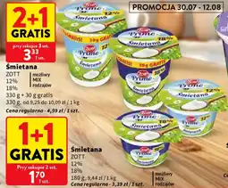 Intermarche Śmietana ZOTT oferta