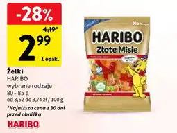 Intermarche Żelki HARIBO wybrane rodzaje oferta