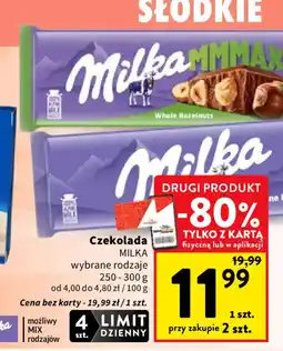 Intermarche MILKA Czekolada oferta