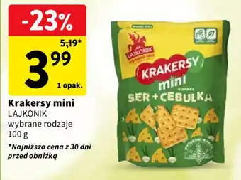 Intermarche Krakersy mini LAJKONIK oferta