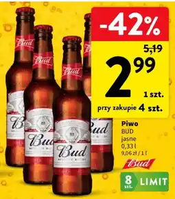 Intermarche Piwo BUD jasne oferta