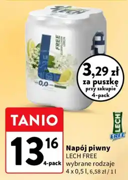 Intermarche Napój piwny LECH FREE oferta