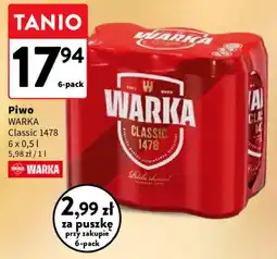 Intermarche Piwo Warka Classic 1478 oferta