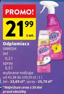 Intermarche Odplamiacz VANISH żel oferta