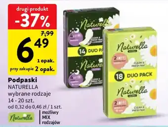 Intermarche Podpaski NATURELLA oferta