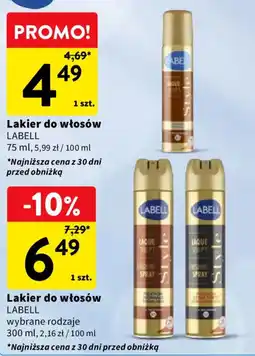Intermarche Lakier do włosów LABELL oferta