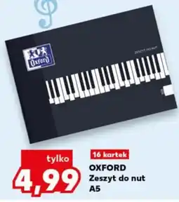 Kaufland Oxford Zeszyt Do Nut A5 oferta