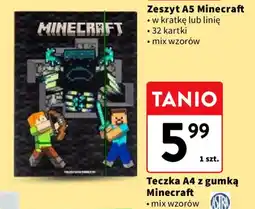 Intermarche Zeszyt A5 Minecraft oferta