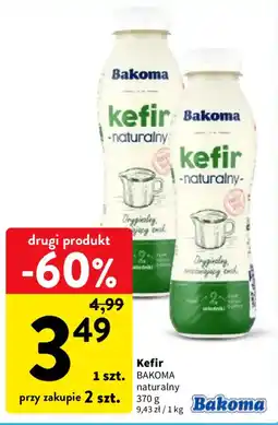 Intermarche Kefir Bakoma naturalny oferta