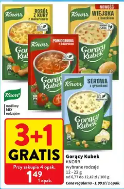Intermarche Gorący Kubek KNORR oferta