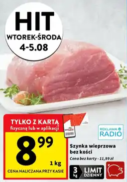 Intermarche Szynka wieprzowa bez kości oferta