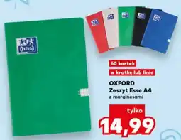 Kaufland Oxford Zeszyt Esse A4 oferta
