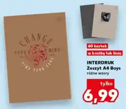 Kaufland Interdruk Zeszyt A4 Boys oferta