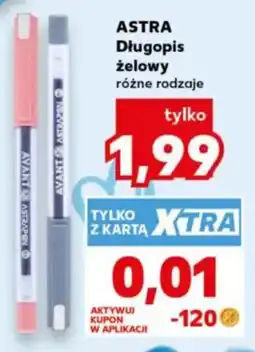 Kaufland Astra Długopis żelowy oferta