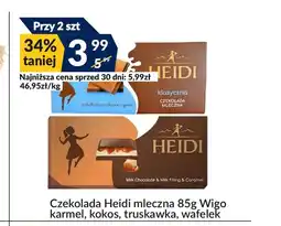 Sużyw Czekolada Heidi oferta
