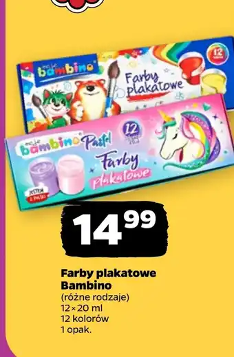 Farby plakatowe Bambino