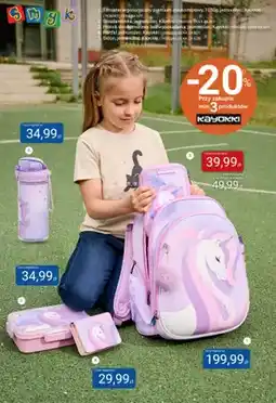 Smyk Tornister ergonomiczny premium dwukomorowy Kayokki jednorożec oferta