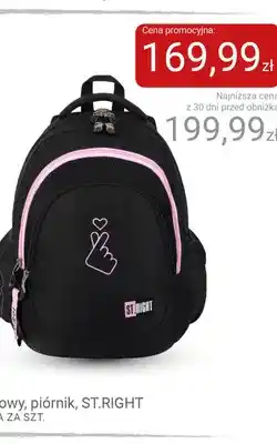 Smyk Plecak czterokomorowy ST.RIGHT oferta
