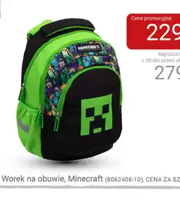 Smyk Plecak trzykomorowy Minecraft oferta