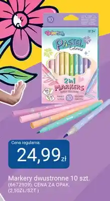 Smyk Markery dwustronne Colorino Pastel 10-pak oferta