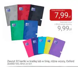Smyk Zeszyt 32 kartki w kratkę Oxford oferta