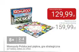 Smyk Gra strategiczna Monopoly Polska jest piękna Hasbro oferta
