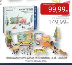 Smyk Klocki magnetyczne pociąg ze zwierzętami Bloxnetic 56 elementów oferta