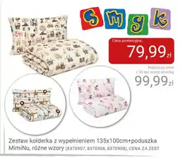 Smyk Zestaw kołderka z wypełnieniem 135x100 cm + poduszka MimiNu oferta