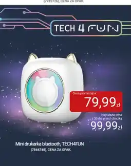 Smyk Mini drukarka bluetooth TECH4FUN oferta