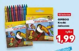 Kaufland Kredki świecowe Gimboo 12 kolorów oferta