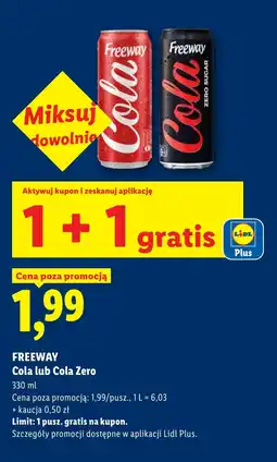 Lidl Napój Freeway oferta