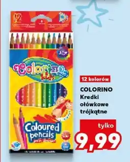 Kaufland Kredki ołówkowe trójkątne Colorino oferta
