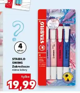 Kaufland Zakreślacze Stabilo Swing Cool 4-pak oferta