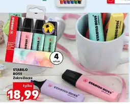 Kaufland Zakreślacze Stabilo Boss 4-pak oferta
