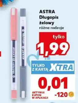 Kaufland Długopis żelowy Astra oferta