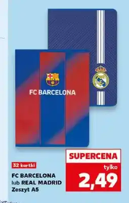 Kaufland Zeszyt A5 FC Barcelona oferta