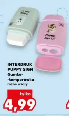 Kaufland Gumko-temperówka Interdruk Puppy Sign oferta