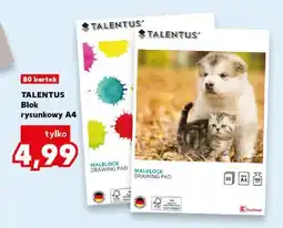 Kaufland Blok rysunkowy A4 Talentus oferta
