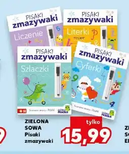 Kaufland Książka Pisaki zmazywaki Liczenie Zielona Sowa oferta