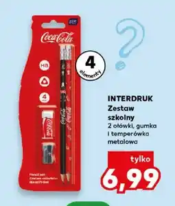 Kaufland Zestaw szkolny Interdruk Coca-Cola oferta