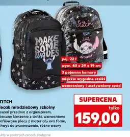 Kaufland Plecak młodzieżowy szkolny Stitch oferta