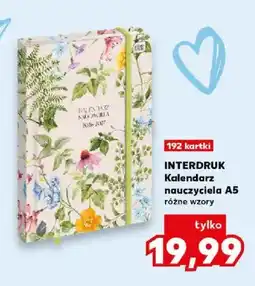 Kaufland Kalendarz nauczyciela A5 Interdruk 192 kartki oferta