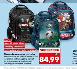Kaufland Plecak dwukomorowy szkolny oferta