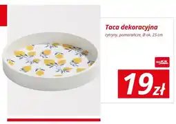 KiK Taca dekoracyjna myKiK pomarańcze Ø ok. 25 cm oferta